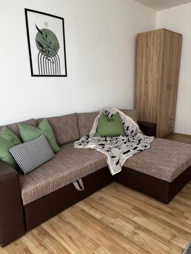 Χώρος καθιστικού στο Simon Apartman - Pécs