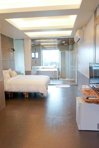 Istumisnurk majutusasutuses Artisan Hostel