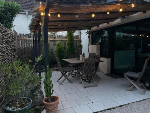 Kawasan patio atau luaran di Gîte et Studios Les Barongères