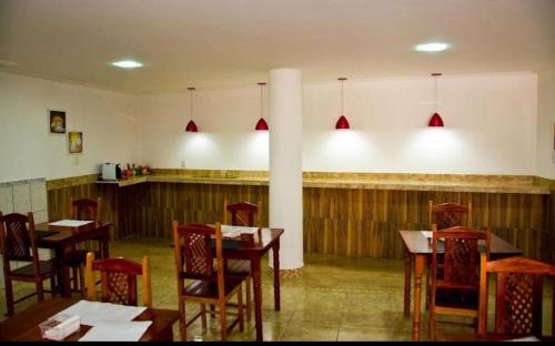 Restoran atau tempat lain untuk makan di Suítes Novo Tempo