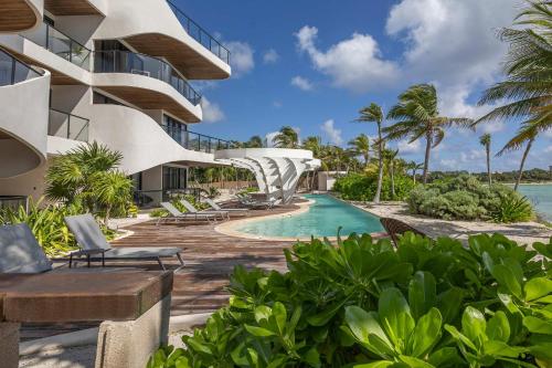 Hồ bơi trong/gần Luxury Oceanfront Residence - Tulum Mexico