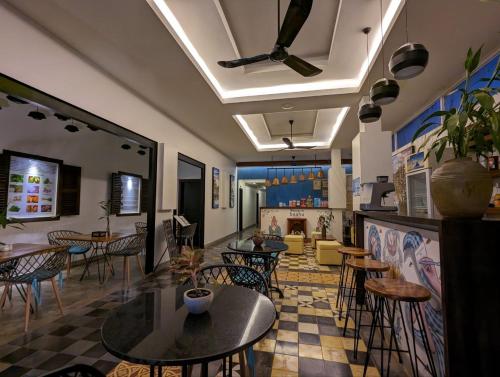 Χώρος καθιστικού στο Baahu Villa