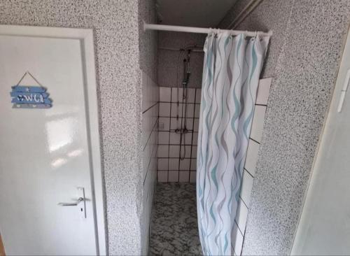 Koupelna v ubytování Gästewohnung Plötzky