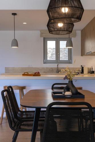 Dapur atau dapur kecil di Αphrodite & Estia Villas