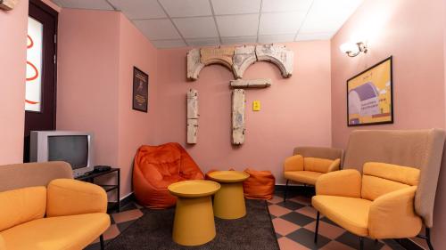Posezení v ubytování Rija Domus Hotel
