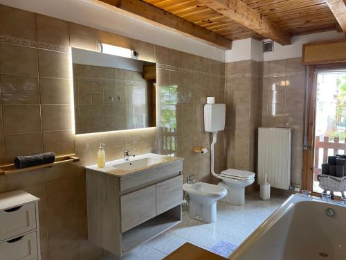 Ένα μπάνιο στο Casa Valcanover
