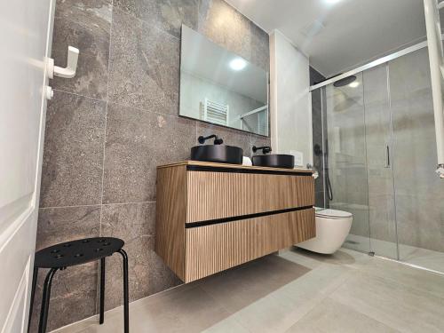 Koupelna v ubytování Apartamentos Ciudadela Superior 3000