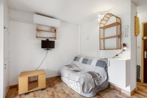 Una cama o camas en una habitación de L'Agathoise - Proche de la Plage