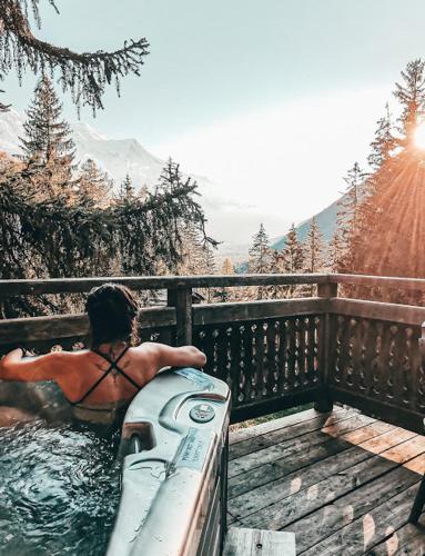 Hôtel Les Chalets de Philippe avec Jacuzzis Privatifs photo 77