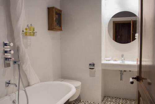 Koupelna v ubytování Casa Leonardo