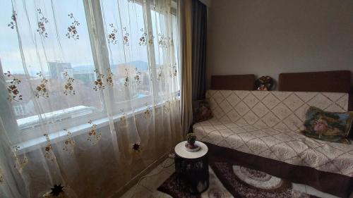 Χώρος καθιστικού στο Panoramic Tower Room