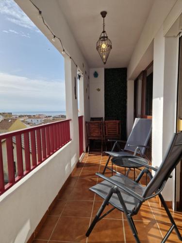 Balcon ou terrasse dans l'établissement The Salamadras