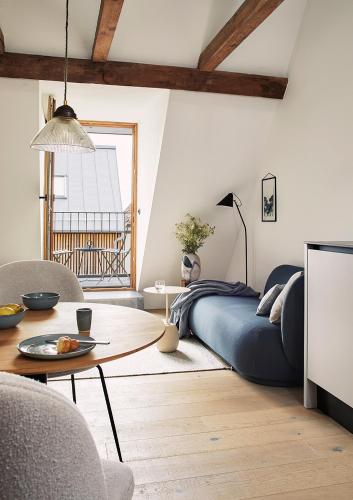 Χώρος καθιστικού στο Boutique Apart & Gästehaus Le Rossignol