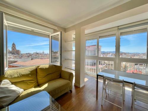 Piso de lujo en el centro de Málaga con las mejores vistas