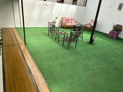 Posezení v ubytování CASA HUAYNA HOUSE VITOQuE
