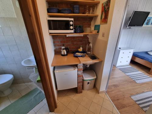 Η κουζίνα ή μικρή κουζίνα στο Willa Balbina