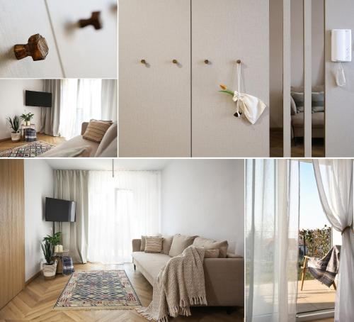 Χώρος καθιστικού στο MEC-2 Apartment Mechelinki