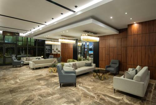 Posezení v ubytování Movenpick Living Istanbul West