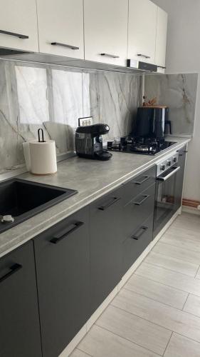 Dapur atau dapur kecil di Apartament Posada