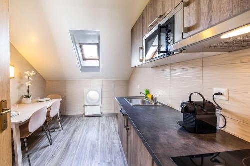Dapur atau dapur kecil di Residence - Cityzen - Geneve