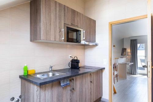 Dapur atau dapur kecil di Residence - Cityzen - Geneve
