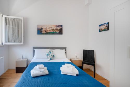 Postel nebo postele na pokoji v ubytování Dimora Adriatica