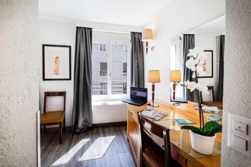 Katil atau katil-katil dalam bilik di Residence - Cityzen - Geneve