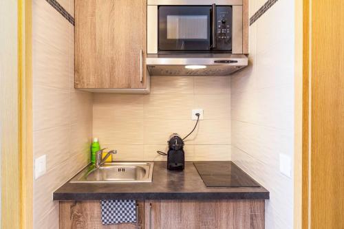 Dapur atau dapur kecil di Residence - Cityzen - Geneve