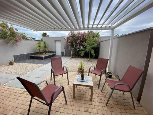 Villa 3 Ch. avec Jardin, Piscine, Parking et Plage à 400m – Sète - FR-1-472-151