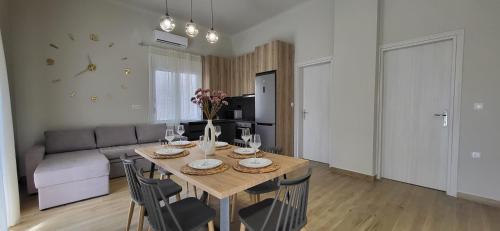 Et opholdsområde på LARIX luxury APARTMENTS