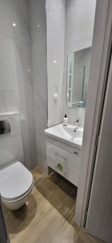 Et badeværelse på LARIX luxury APARTMENTS