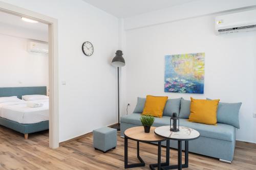 Ένα ή περισσότερα κρεβάτια σε δωμάτιο στο Anastasia Residential Complex