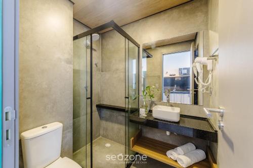 Un baño de NWTs - Estudios con vista lateral al mar en Maceió III