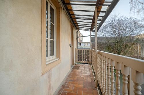 Μπαλκόνι ή βεράντα στο Studio Rennes Centre Wifi Jardin