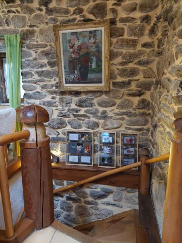 Posezení v ubytování Gîte La petite Combe du Castanet