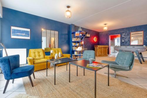 L'Escale Maison Bleue proche chantiers atlantique