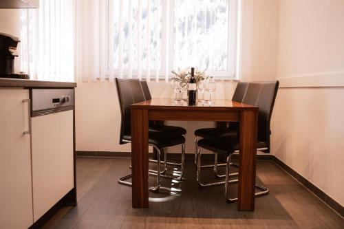 Una cocina o cocineta en Apart Knabl