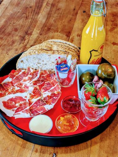 Mad på bed and breakfast-stedet eller i nærheden