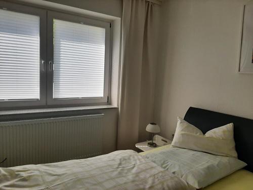 Postel nebo postele na pokoji v ubytování Ferienwohnung am Brasselsberg