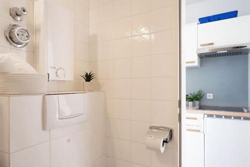 Bilik mandi di Stranddistel 7 Lütte Hütt