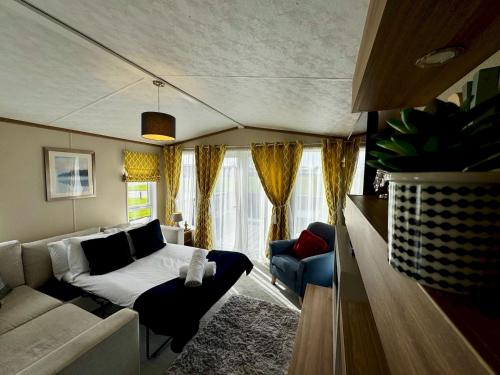 Posezení v ubytování Lodge No 55 - Stewart's Resort Cameron