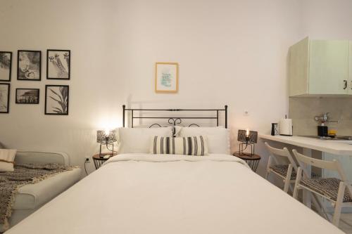 Posteľ alebo postele v izbe v ubytovaní Sophia Areopoli Guesthouse