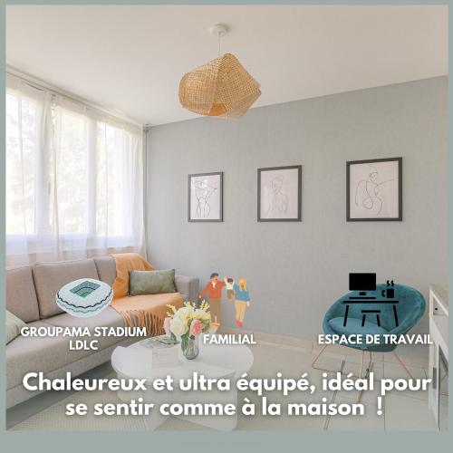 L'Escapade Stadium - T4 familial climatisé