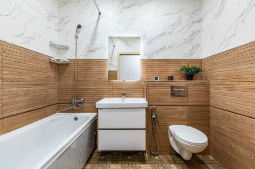 Et badeværelse på Lipovina Anres Apartment