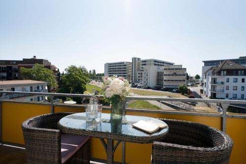 Balkón nebo terasa v ubytování Haus Achtern Diek Meerchen