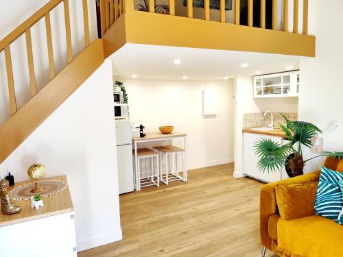 Kuchyň nebo kuchyňský kout v ubytování Tribord Holiday House