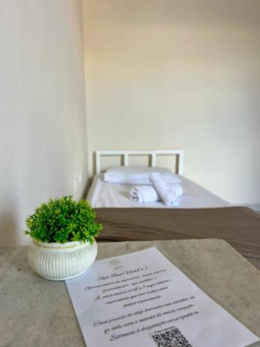 Postel nebo postele na pokoji v ubytování Art Hotel