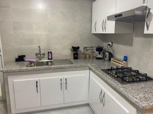 Dapur atau dapur kecil di Appartement Grand stade