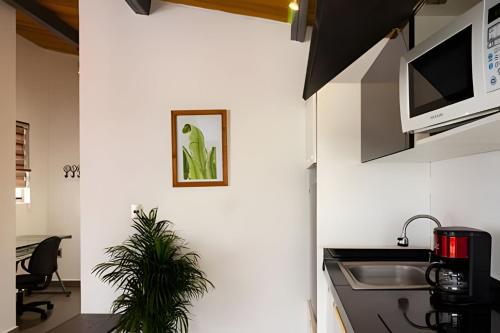Kuchyň nebo kuchyňský kout v ubytování 2ndHome Calzada