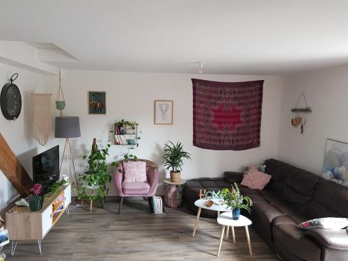 Appartement lumineux avec terrasse proche Colmar